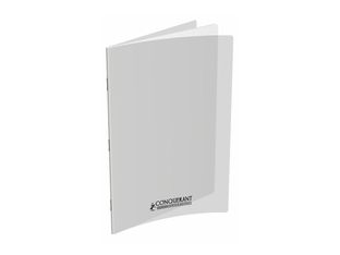 Conquérant Classique - Cahier polypro 24 x 32 cm - 96 pages - uni - transparent
