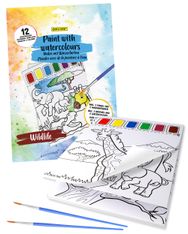 Paint with watercolour Wildlife (peinture à l'eau)