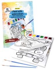 Paint with watercolour Motion (peinture à l'eau)