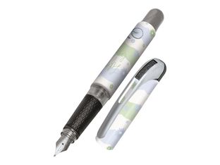 ONLINE College - Stylo plume - life is beautiful - bleu - 0.5 mm - pointe moyenne