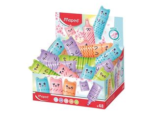 Maped Mini - Surligneur - kawaii - assortiment de couleurs pastel - 1-5 mm (pack de 48)