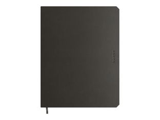 de KEMPEN - Carnet de notes - 17 x 22 cm - 192 pages - papier crème - uni - ashblack