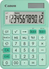 Calculatrice de bureau Canon LS-125KB - 12 chiffres - alimentation batterie et solaire -  vert