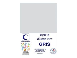 Elve Class Pep's - 102 chemises - 210 gr - 240 x 320 mm - gris