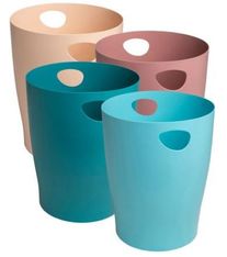 Exacompta - Corbeille à papier ecobin Skandi - 15 L - disponible dans différentes couleurs