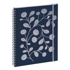 Agenda de bureau spiralé Végétal Horizons 20S - 1 semaine sur 2 pages - 15 x 21 cm - Bleu - Exacompta