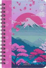 Agenda de poche spiralé Tokyo - 1 semaine sur 2 pages - 10 x 15 cm - montagne - Oberthur