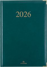 Agenda Kiev - 1 semaine sur 2 pages - 22 x 30 cm - vert - Oberthur