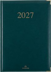Agenda Kiev - 1 semaine sur 2 pages - 22 x 30 cm - vert - Oberthur