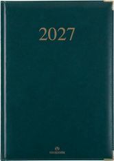 Agenda Kiev - 1 semaine sur 2 pages - 22 x 28 cm - vert - Oberthur