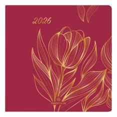 Agenda Astoria - 1 semaine sur 2 pages - 16,5 x 16,5 cm - orange - Oberthur