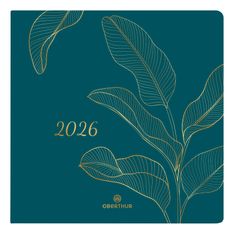 Agenda Astoria - 1 semaine sur 2 pages - 16,5 x 16,5 cm - bleu - Oberthur