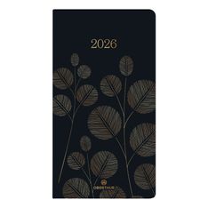 Agenda de poche Astoria - 1 semaine sur 2 pages - 9,5 x 17 cm - noir - Oberthur