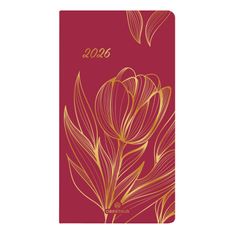 Agenda de poche Astoria - 1 semaine sur 2 pages - 9,5 x 17 cm - orange - Oberthur