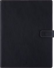 Agenda à spirale Milano - 1 semaine sur 2 pages - 22 x 28 cm - noir - Oberthur