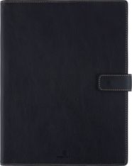 Agenda Milano - 1 semaine sur 2 pages - 22 x 28 cm - noir - Oberthur