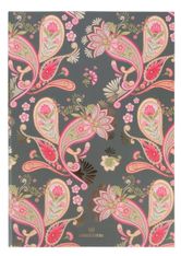 Agenda Venezia - la semaine sur 1 page et 1 page de note - 15,5 x 21,5 cm - fleurs - Oberthur