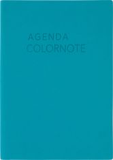 Agenda Colornote - 1 semaine sur 2 pages - 15,5 x 21,5 cm - turquoise - Oberthur