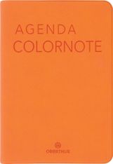 Agenda Colornote - 1 semaine sur 2 pages - 10 x 15 cm - orange - Oberthur