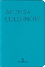 Agenda Colornote - 1 semaine sur 2 pages - 10 x 15 cm - turquoise - Oberthur