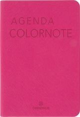 Agenda Colornote - 1 semaine sur 2 pages - 10 x 15 cm - fuchsia - Oberthur