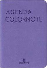 Agenda Colornote - 1 semaine sur 2 pages - 10 x 15 cm - lilas - Oberthur