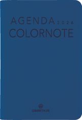 Agenda Colornote - 1 semaine sur 2 pages - 10 x 15 cm - noir - Oberthur