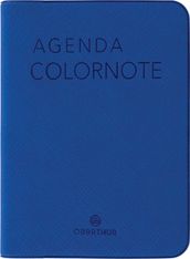 Agenda Colornote - 1 semaine sur 2 pages - 7,5 x 10,5 cm - bleu - Oberthur