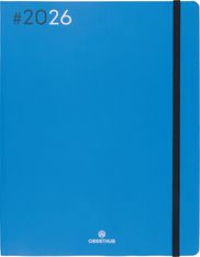 Agenda Flex - 1 semaine sur 2 pages - 22 x 28 cm - camel - Oberthur