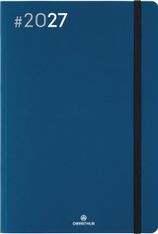 Agenda Flex - 1 semaine sur 2 pages - 17 x 24,5 cm - bleu marine - Oberthur
