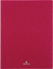 Agenda Odessa - 1 semaine sur 2 pages - 22 x 28 cm - bordeaux - Oberthur