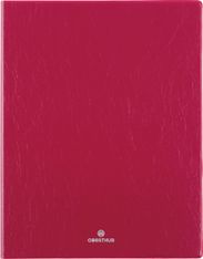 Agenda Odessa - 1 semaine sur 2 pages - 22 x 28 cm - bordeaux - Oberthur