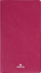 Agenda de poche Odessa - 1 semaine sur 2 pages - 9,5 x 17 cm - bordeaux - Oberthur