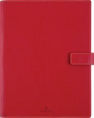Agenda à spirale Milano - 1 semaine sur 2 pages - 22 x 28 cm - rouge - Oberthur