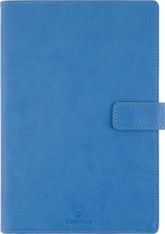 Agenda à spirale Milano - 1 semaine sur 2 pages - 17 x 24,5 cm - bleu denim - Oberthur