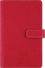 Agenda à spirale Milano - 1 semaine sur 2 pages - 11 x 18 cm - rouge - Oberthur