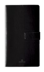 Agenda de poche Milano - 1 semaine sur 2 pages - 9,5 x 17 cm - noir - Oberthur