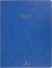 Agenda Eton - 1 semaine sur 2 pages - 22 x 28 cm - bleu - Oberthur