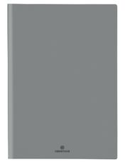 Agenda à spirale Malmo - 1 semaine sur 2 pages - 22 x 30 cm - gris - Oberthur