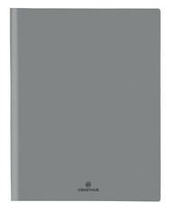 Agenda à spirale Malmo - 1 semaine sur 2 pages - 22 x 28 cm - gris - Oberthur