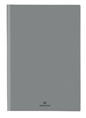 Agenda à spirale Malmo - 1 semaine sur 2 pages - 17 x 24,5 cm - gris - Oberthur