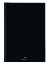 Agenda à spirale Malmo - 1 semaine sur 2 pages - 17 x 24,5 cm - noir - Oberthur