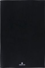 Agenda à spirale Malmo - 1 semaine sur 2 pages - 17 x 24,5 cm - noir - Oberthur