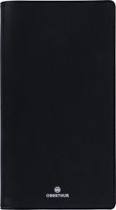 Agenda de poche spiralé Malmo - 1 semaine sur 2 pages - 9,5 x 17 cm - noir - Oberthur