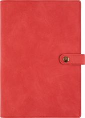 Agenda à spirale Ramatuelle - 1 semaine sur 2 pages - 17 x 24,5 cm - corail - Oberthur