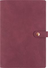 Agenda à spirale Ramatuelle - 1 semaine sur 2 pages - 17 x 24,5 cm - prune - Oberthur