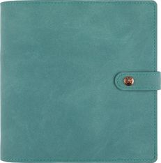 Agenda à spirale Ramatuelle - 1 semaine sur 2 pages - 16,5 x 16,5 cm - bleu céladon - Oberthur