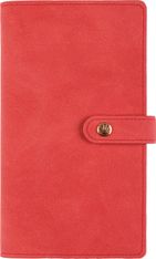 Agenda à spirale Ramatuelle - 1 semaine sur 2 pages - 9,5 x 17,5 cm - corail - Oberthur