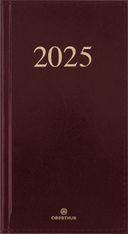 Agenda de poche Kiev - 1 semaine sur 2 pages - 9,5 x 17 cm - bordeaux - Oberthur