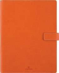 Agenda à spirale Milano - 1 semaine sur 2 pages - 22 x 28 cm -orange - Oberthur